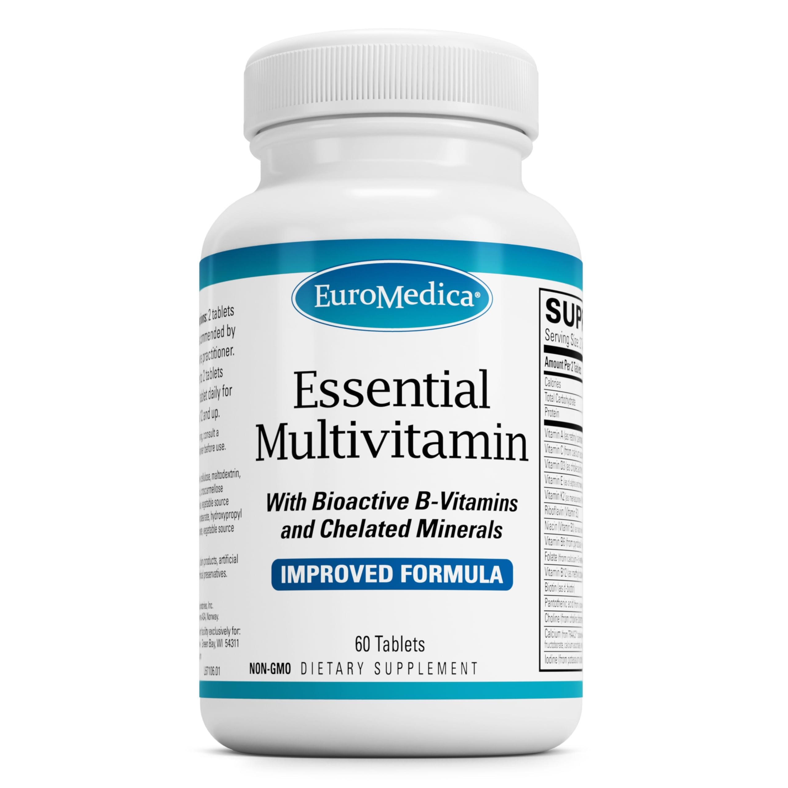 EuroMedica Daily Multivitamin Supplement front view packaging