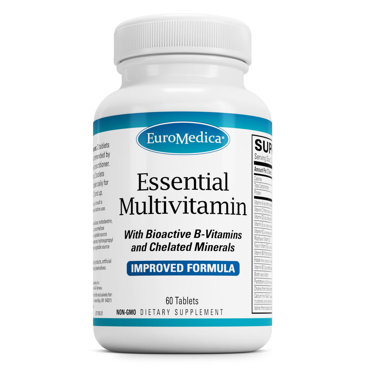 EuroMedica Daily Multivitamin Supplement front view packaging