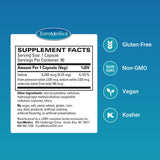 EuroMedica Iodine Wellness Supplement 90 Capsules side view