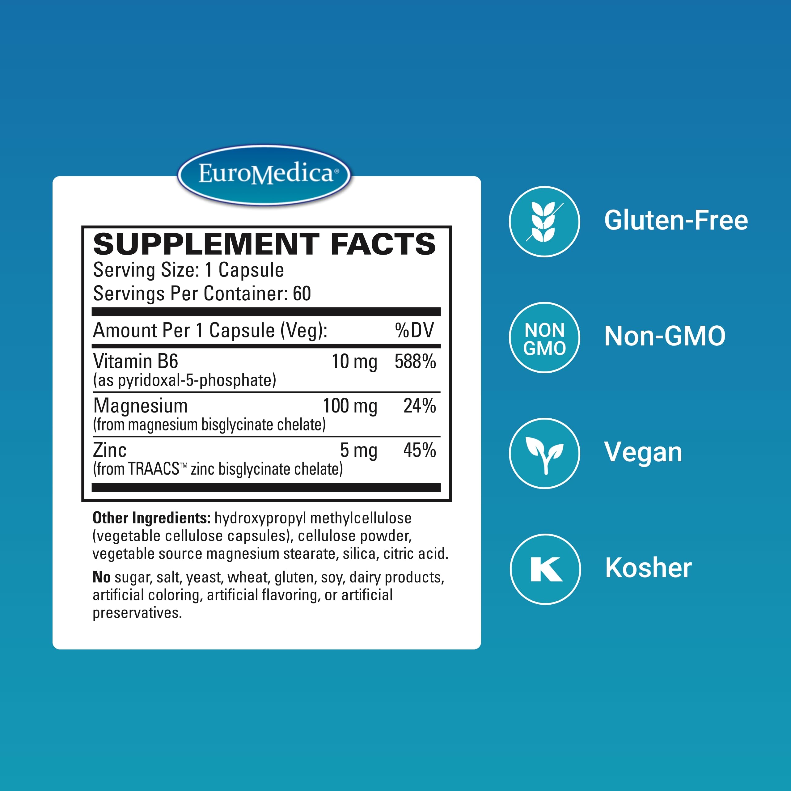 EuroMedica Magnesium Supplement bottle with label