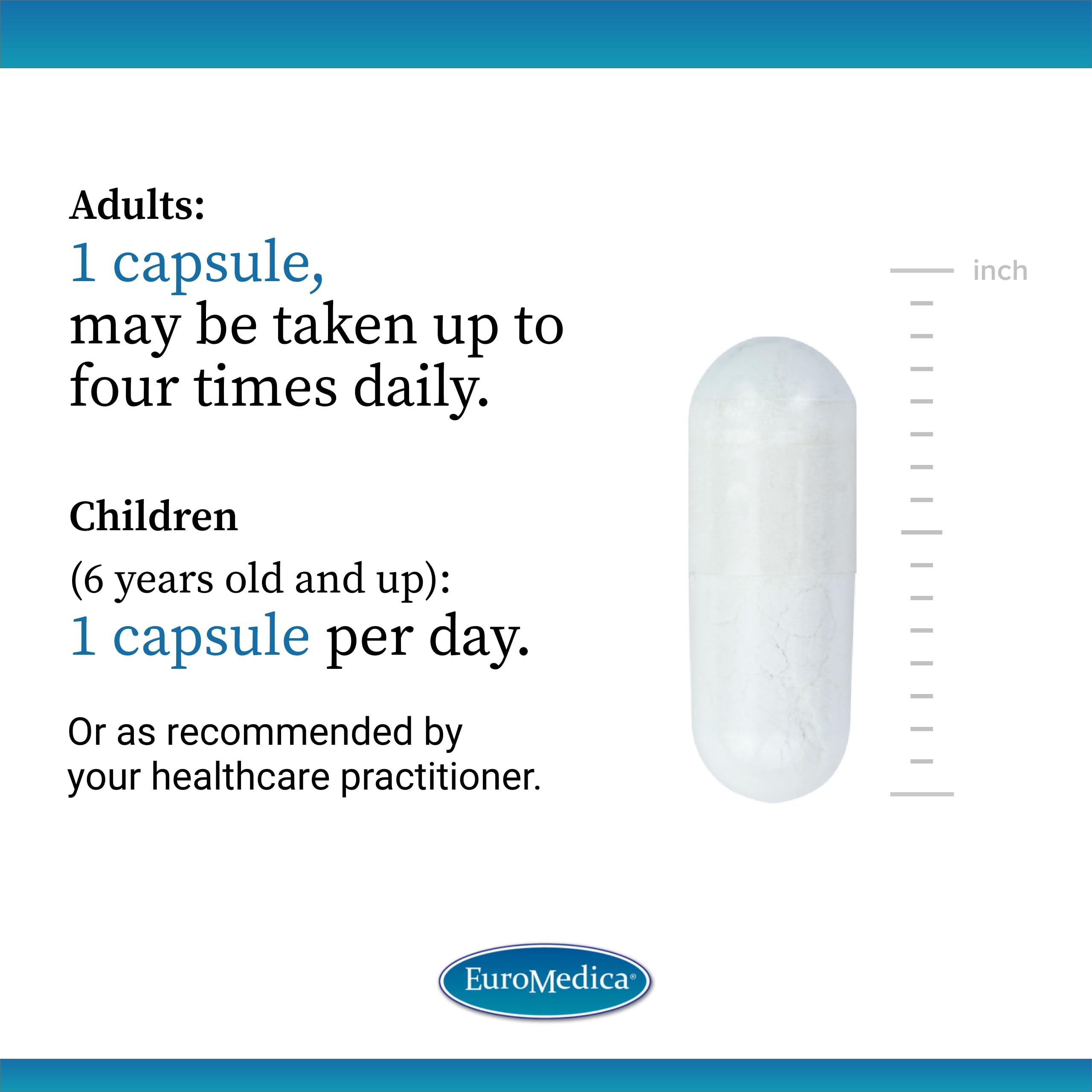 EuroMedica Magnesium Supplement side view of the bottle