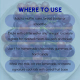 EVADY Grape Seed Extract Powder in a dessert preparation