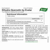 Evalar Dihydro Quercetin Supplement on a wooden table