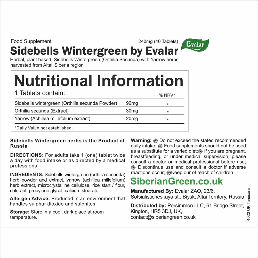 Evalar Gynecol Herbal Supplement with a natural background