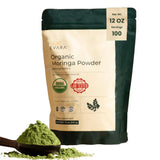 EVARA Organic Moringa Powder 349g front view with packaging