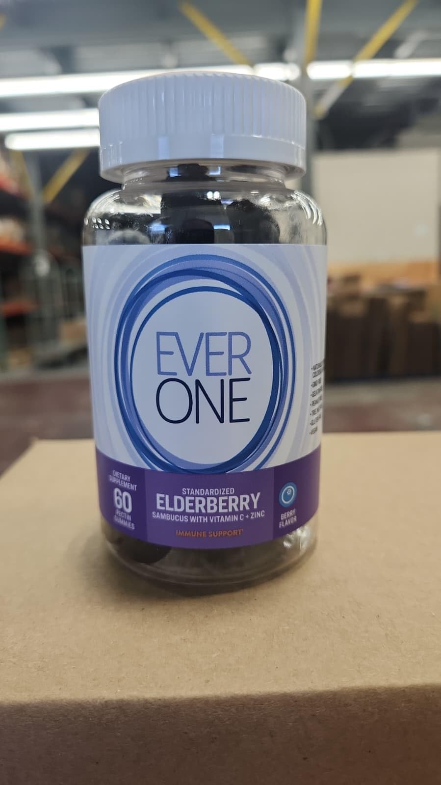 Ever One Elderberry Gummies in a bowl