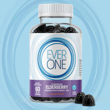 Ever One Elderberry Gummies packaging side view
