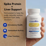 Everlife Curcumin Supplement 180g back view