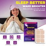 Everlom Sleep Patches displayed with natural ingredients
