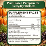 Everly Pumpkin Seed Oil Softgels with nutritional information on packaging
