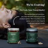 Eversio Wellness Organic Reishi Mushroom Capsules close-up of capsules
