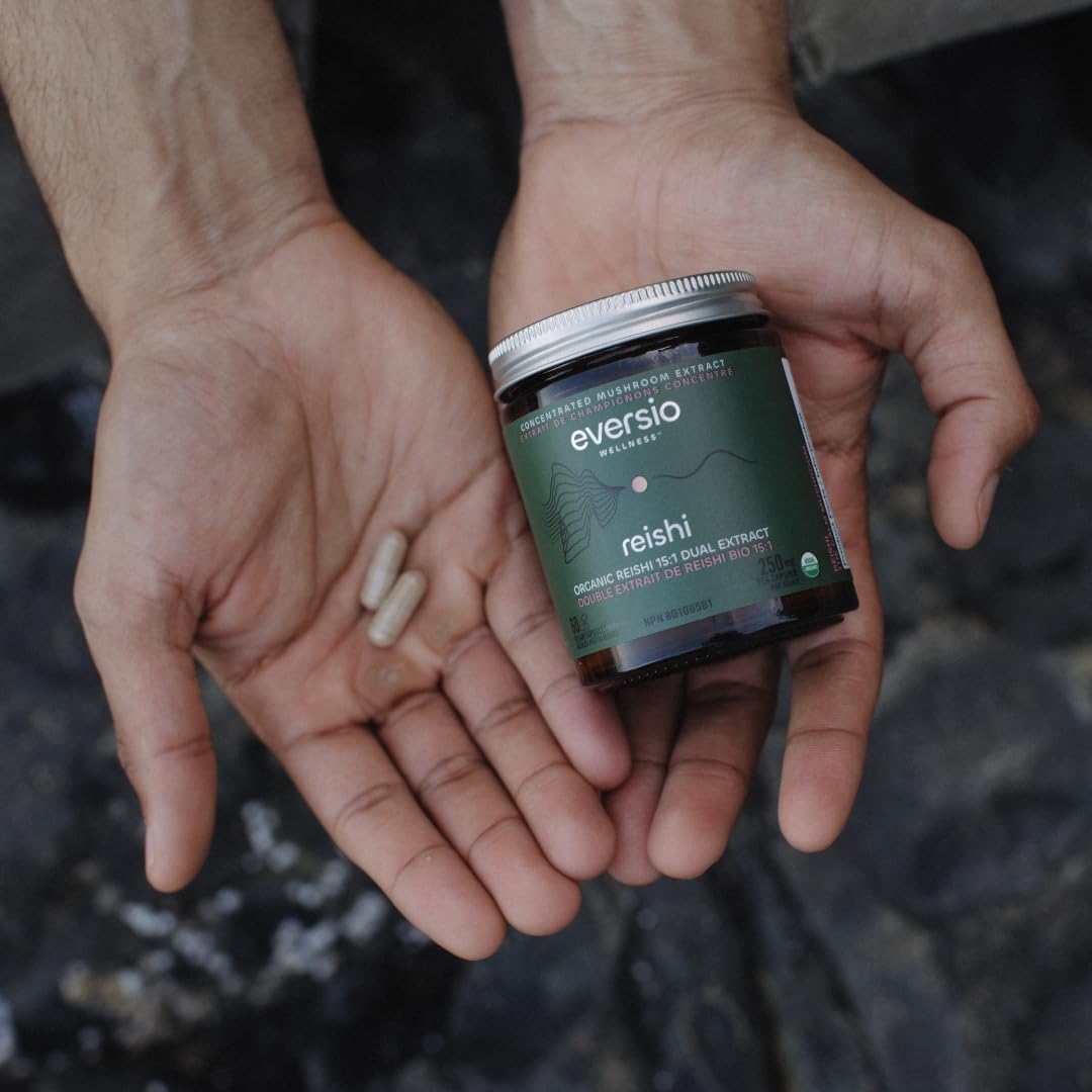 Eversio Wellness Organic Reishi Mushroom Capsules packaging