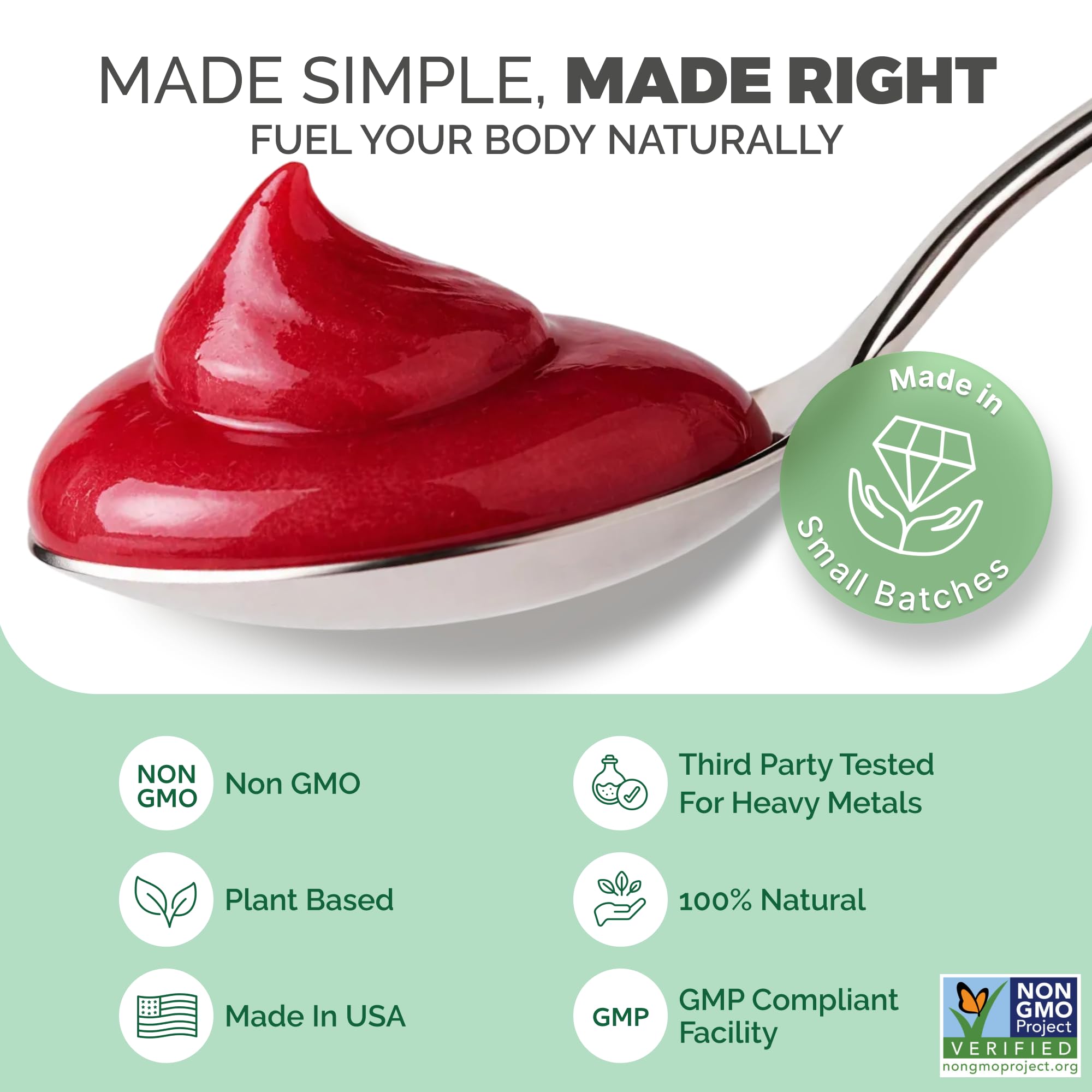 EverSmith Organics Sea Moss Gel 454g in a smoothie
