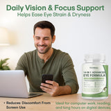 EVERVISION Eye Health Supplement bottle on a desk