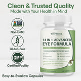EVERVISION Eye Health Supplement capsules in a hand