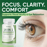 EVERVISION Lutein 14-in-1 Eye Support Supplement bottle on a table