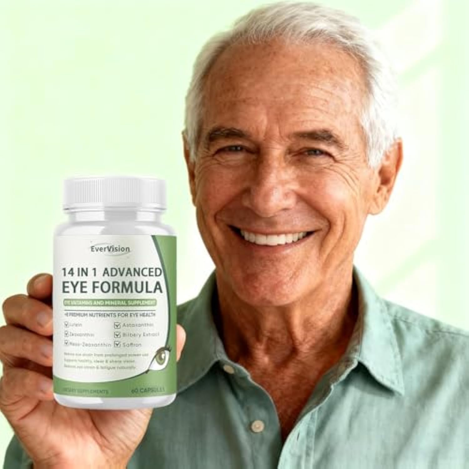 EVERVISION Lutein Eye Support Supplement in a lifestyle setting
