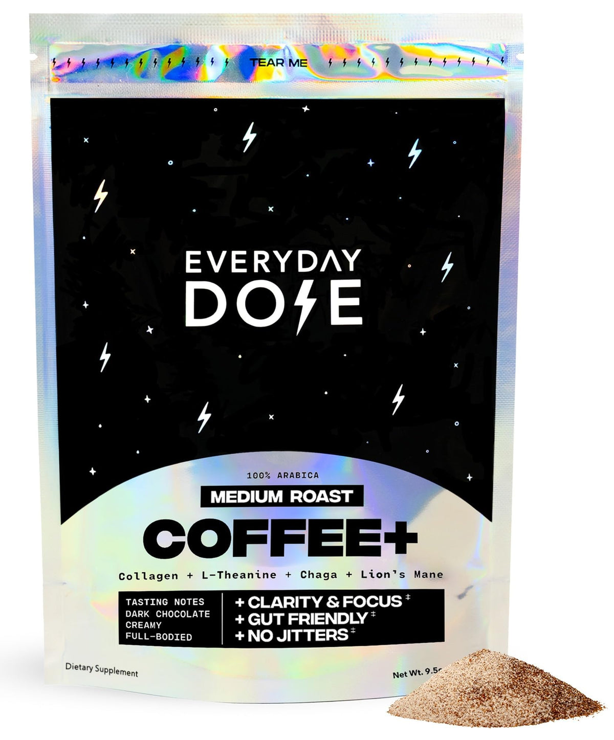 Everyday Dose Mushroom Coffee 281g front view with packaging