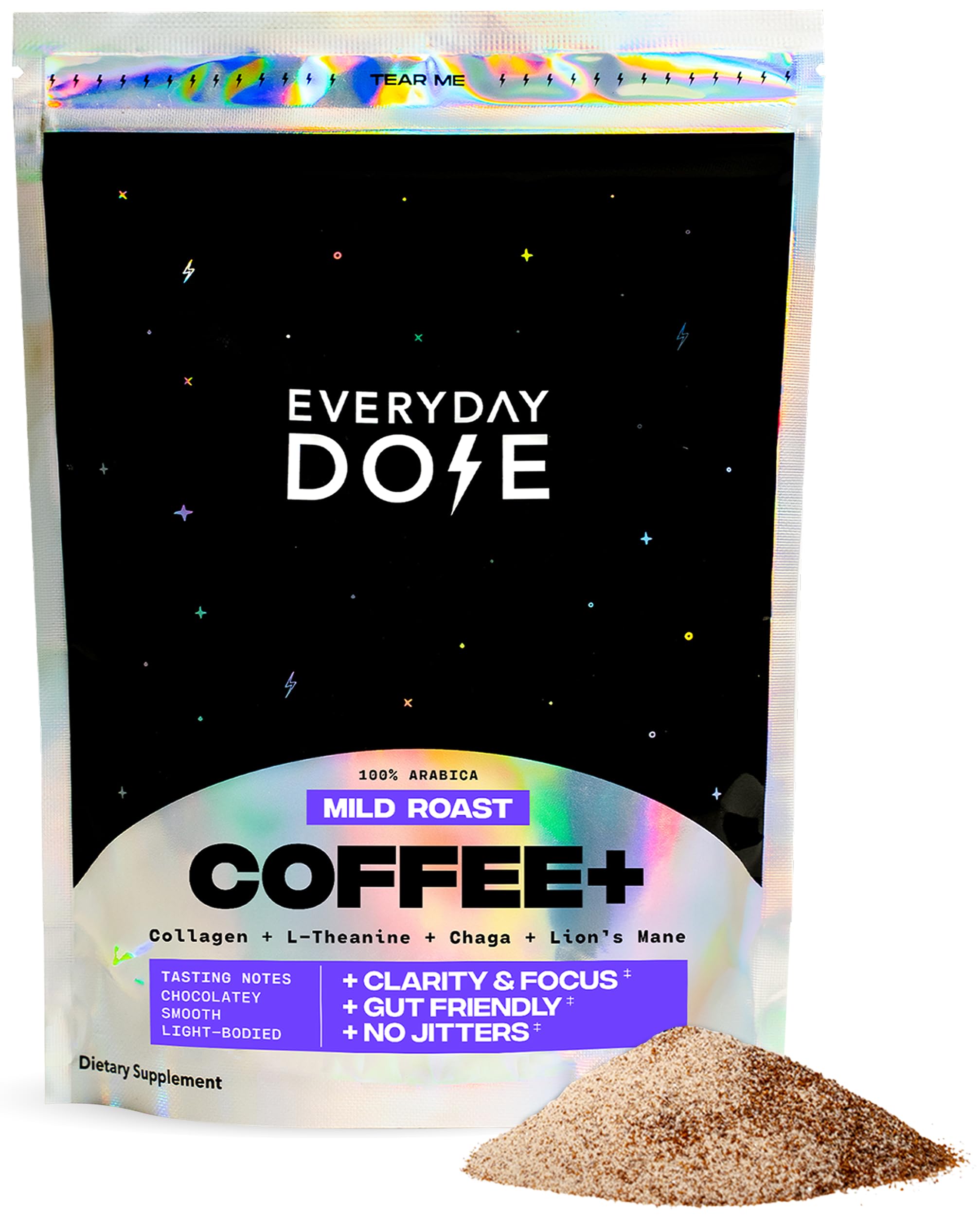 Everyday Dose Mushroom Coffee Blend 180g front view