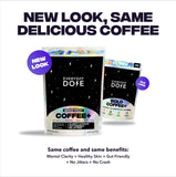 Everyday Dose Mushroom Coffee Blend with coffee beans
