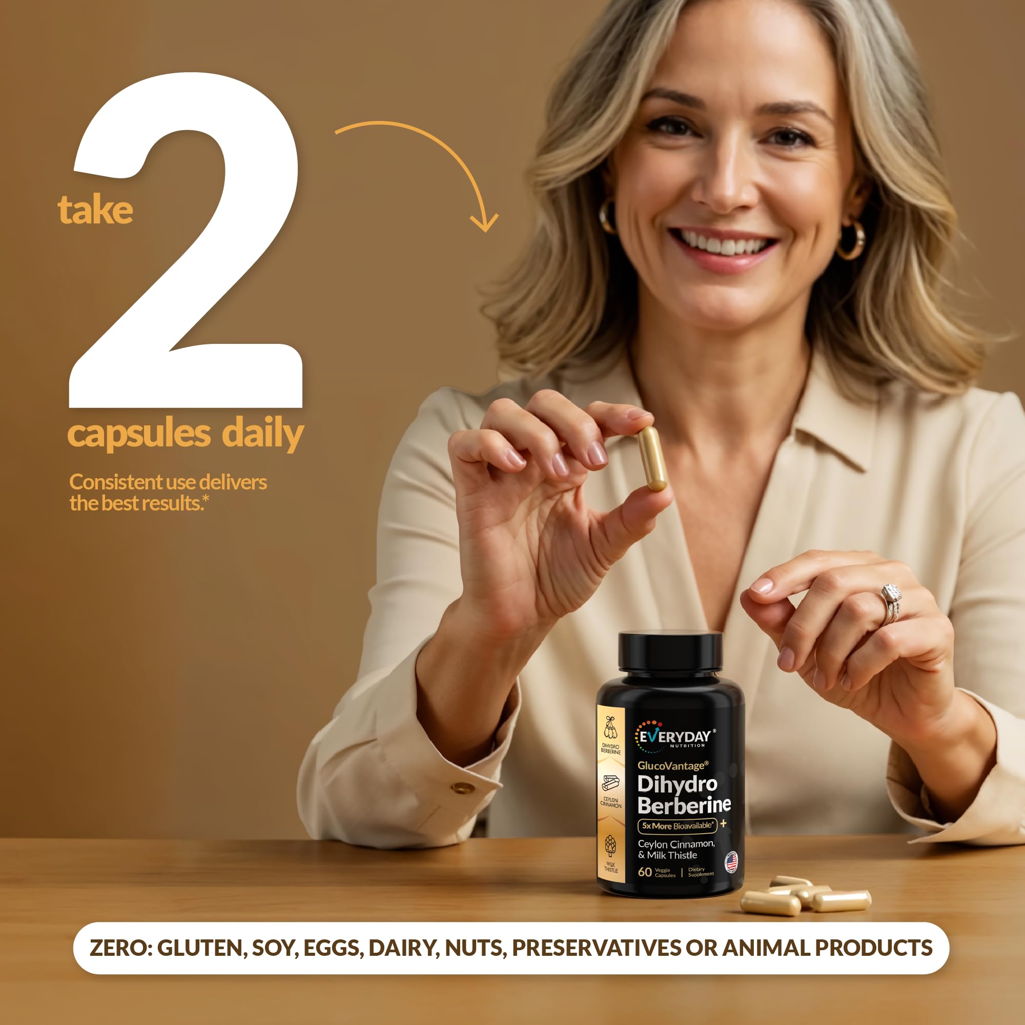 EVERYDAY NUTRITION Cinnamon Supplement lifestyle image