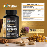 EVERYDAY NUTRITION Cinnamon Supplement side view with packaging