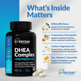 EVERYDAY NUTRITION DHEA Complex capsules in a bottle