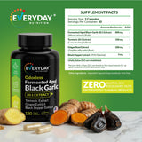 EVERYDAY NUTRITION Odourless Fermented Aged Black Garlic 20:1 Extract side view