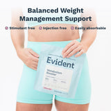 EVIDENT WELLNESS a balanced routine support Powder close-up of ingredients