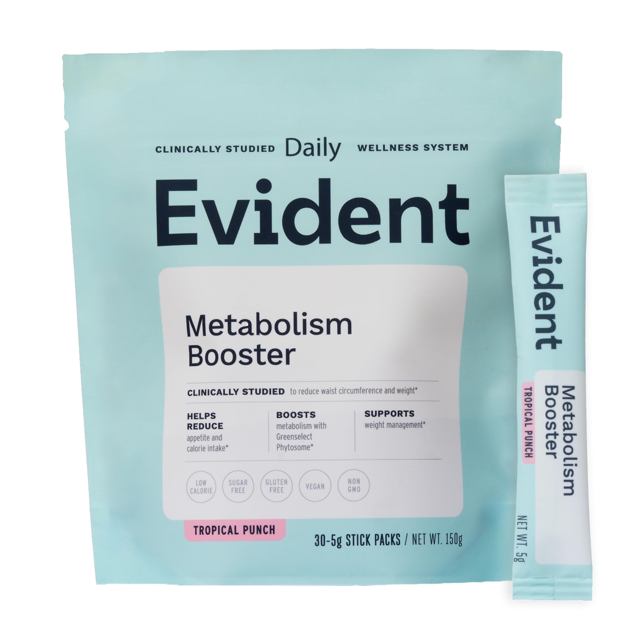 EVIDENT WELLNESS a balanced routine support Powder front view packaging