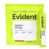 EVIDENT WELLNESS Ageless Energy CoQ10 Supplement stick pack front view
