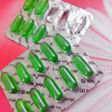 evion Vitamin E Capsules 400mg side view showing dosage information