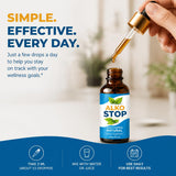 Eviskin ALKO STOP Drops 60ml bottle with herbal ingredients