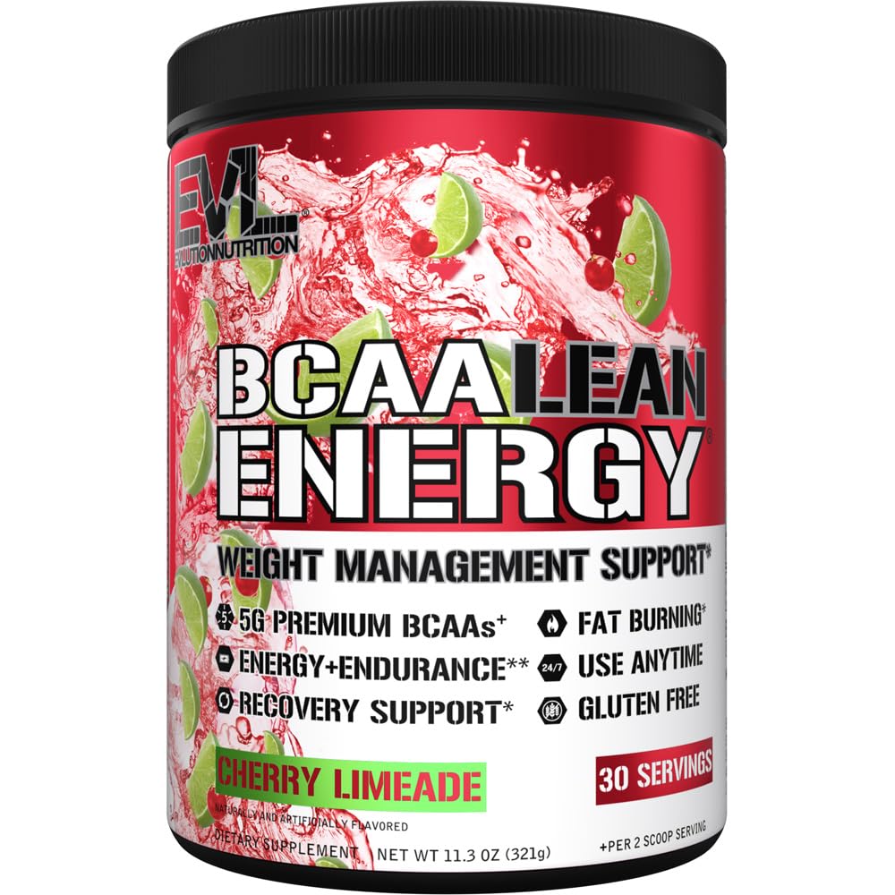 Evlution BCAA Lean Energy Powder 200g front view