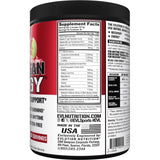 Evlution BCAA Lean Energy Powder 200g nutritional information