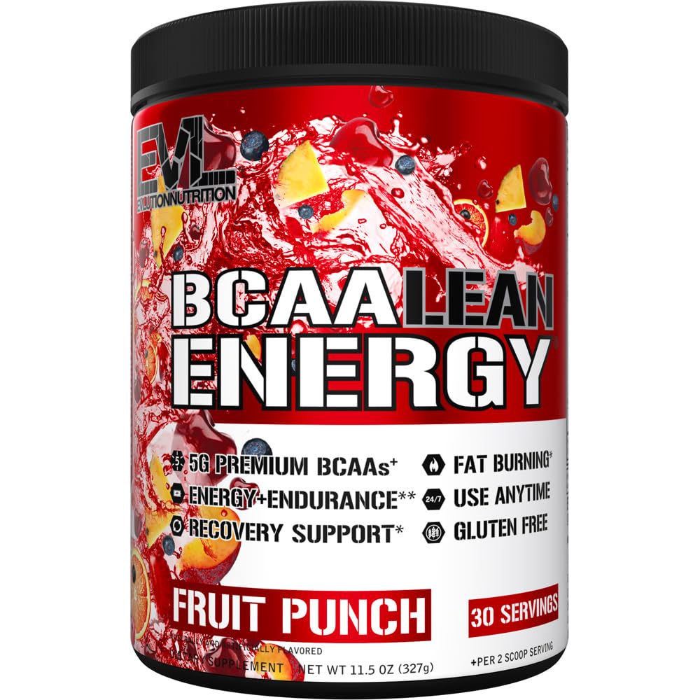 Evlution BCAA Lean Energy Powder 408g front view
