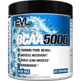 Evlution BCAA5000 front view of the bottle