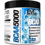 Evlution BCAA5000 side view showing capsule details