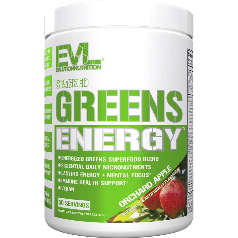 Evlution Chlorella Energy Powder Drink Mix 207g front view