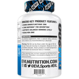 Evlution DIM for Men 200mg 60 Capsules back view