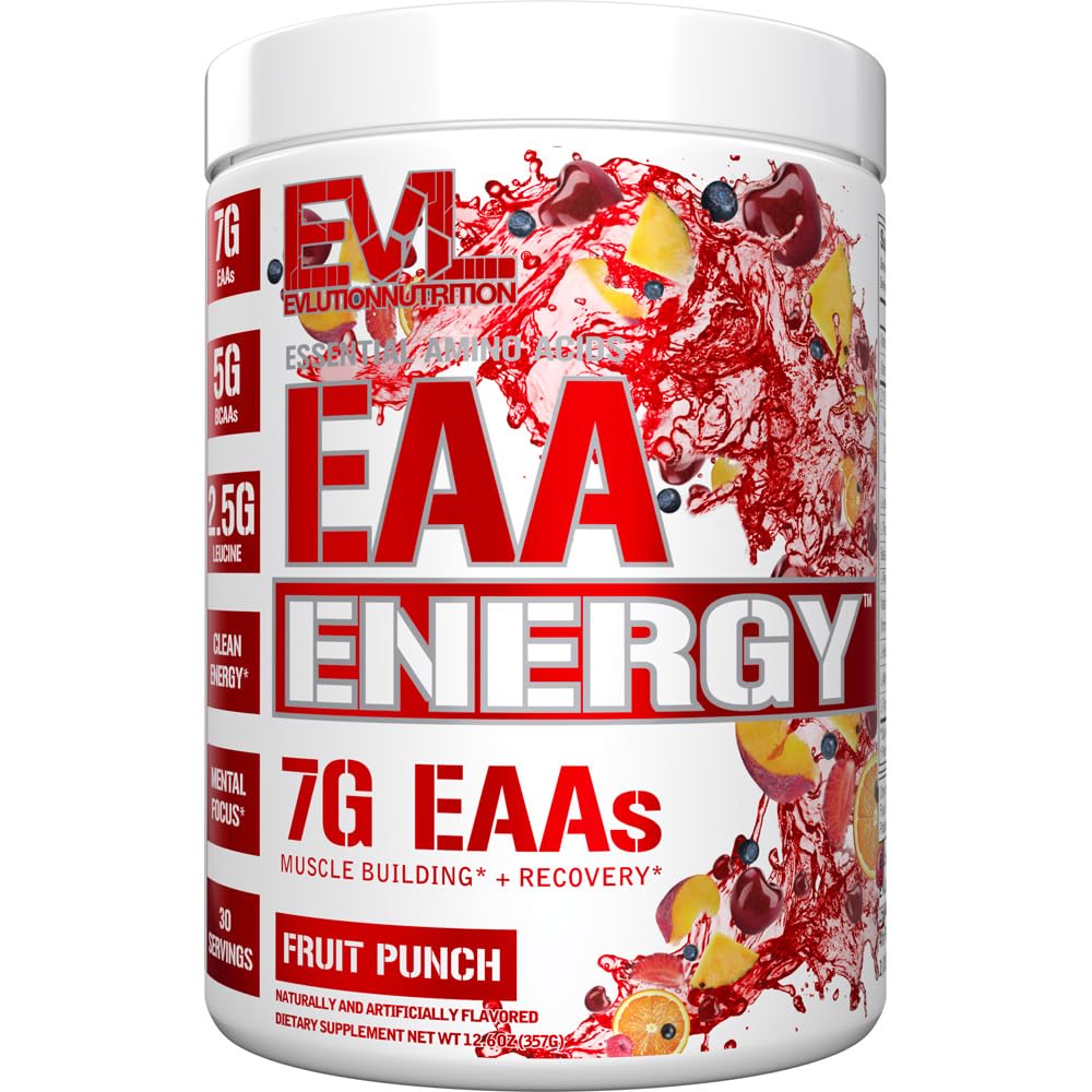 Evlution EAA Energy Watermelon Splash Powder front view