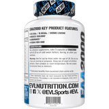 Evlution EAA2000 supplement side view with dosage details