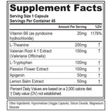 Evlution EVL daily wellness capsule close-up showing ingredients
