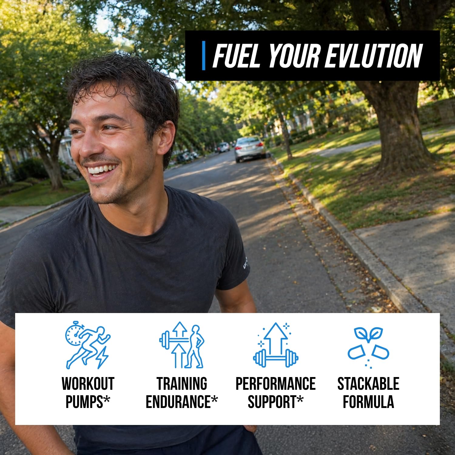 Evlution L-Arginine L-Citrulline Powder scoop and powder