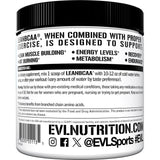 Evlution Lean BCAA Powder 267g mixed in a shaker bottle