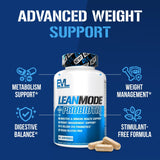 Evlution LeanMode Probiotic Supplement capsules close-up