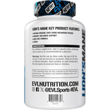Evlution Lion's Mane Mushroom Capsules 1000mg opened bottle with capsules