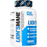 Evlution Lion's Mane Mushroom Capsules 1000mg packaging with ingredients list