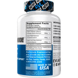 Evlution Mushroom Complex Supplement side view showing capsule details
