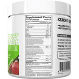 Evlution Stacked Greens Spirulina Powder scoop with Orchard Apple flavour